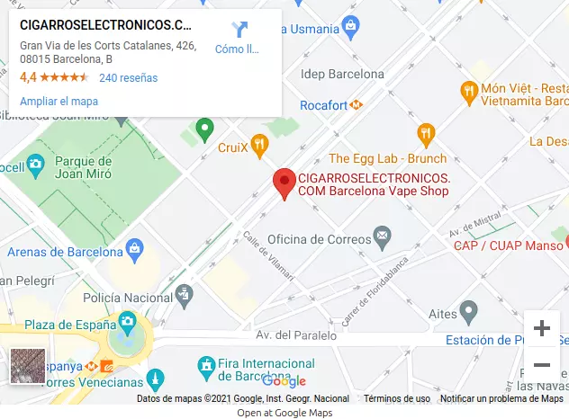 Barcelona vape store