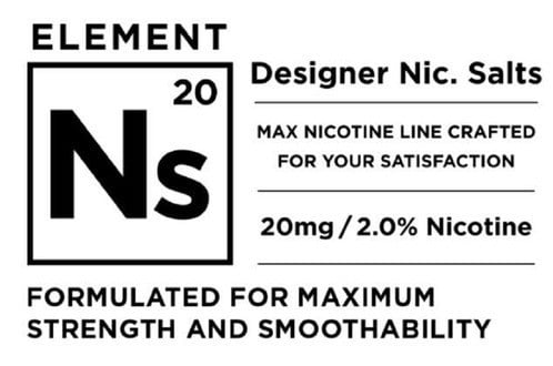 E-líquido Element Salts Tobacconist Chocolate 20mg/ml 10ml