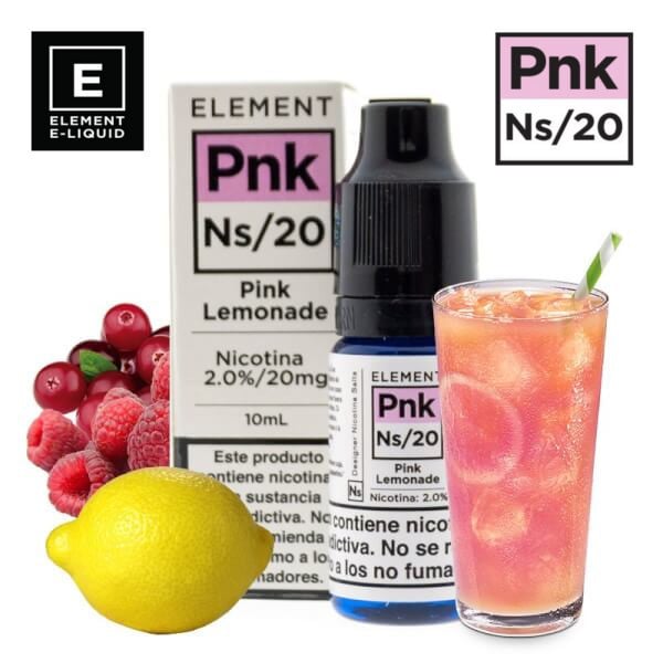 E-líquido Element Salts Pink Lemonade 20mg/ml 10ml